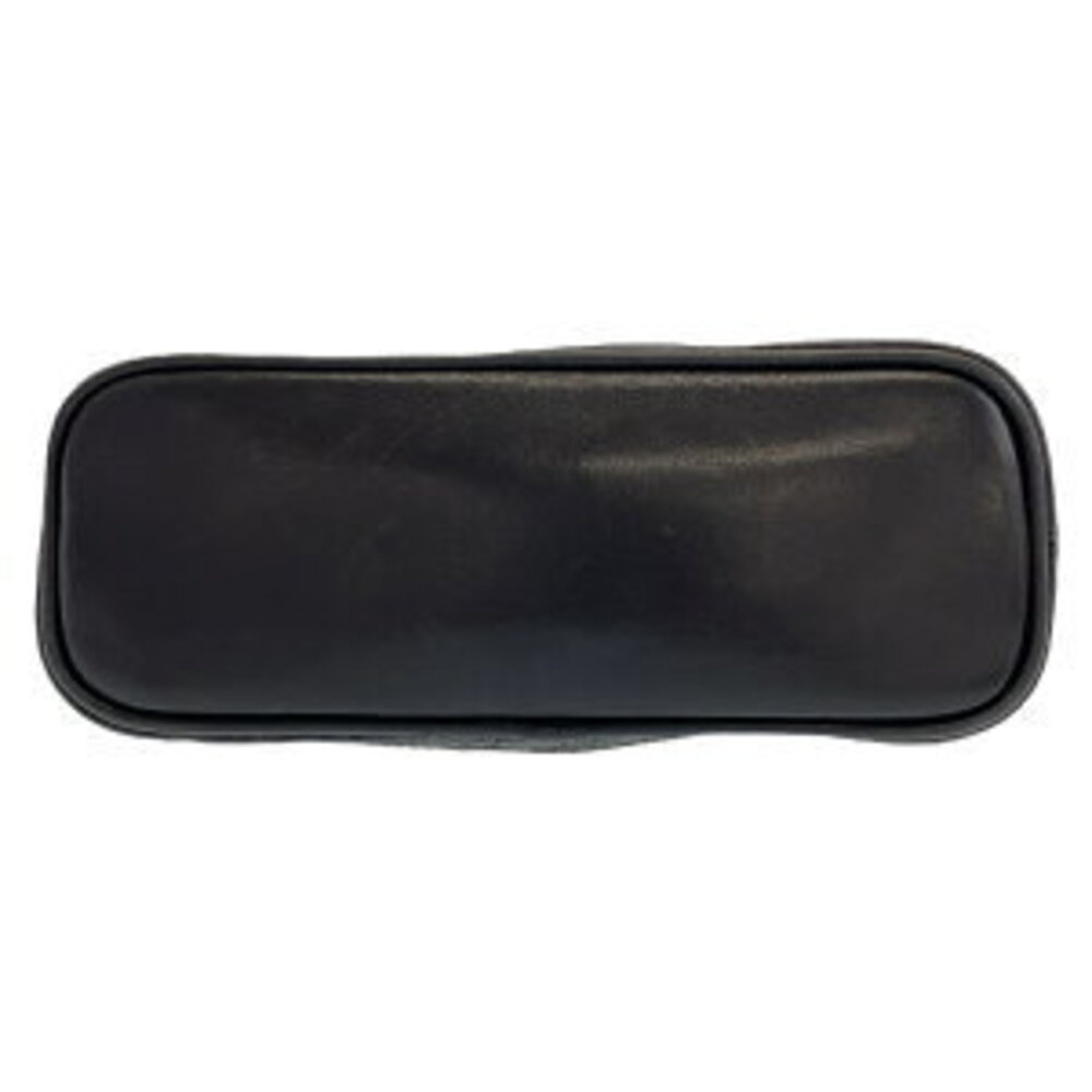 Mint Green Celine Triomphe black leather shoulder bag Accessory pouch - Picture 7 of 10